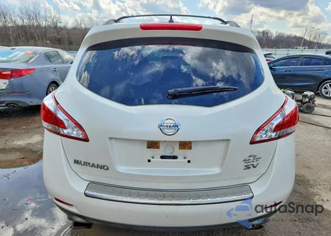 2013 Nissan Murano S из США, поврежденный, VIN JN8AZ1MU7DW206596